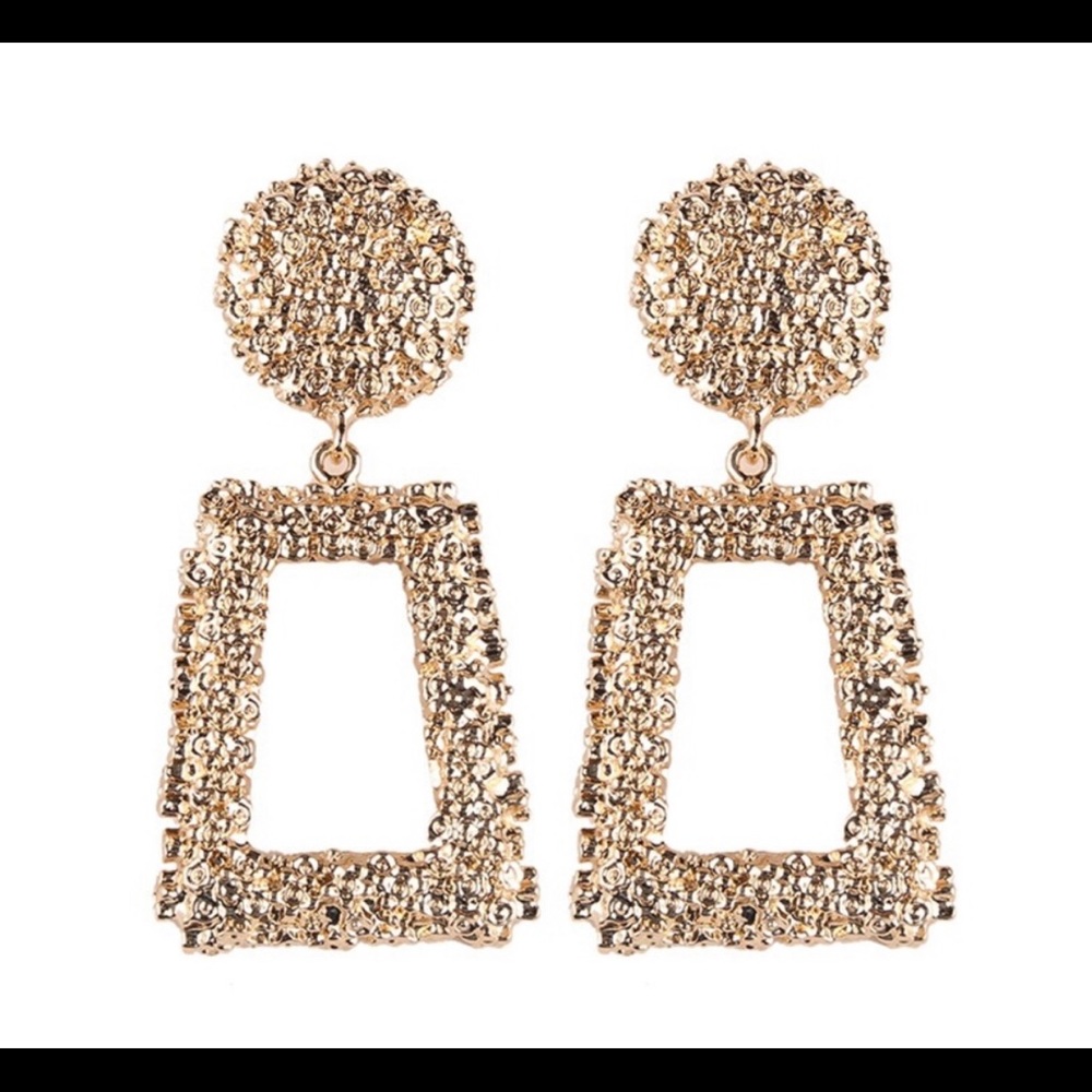Geometric Alloy Earrings